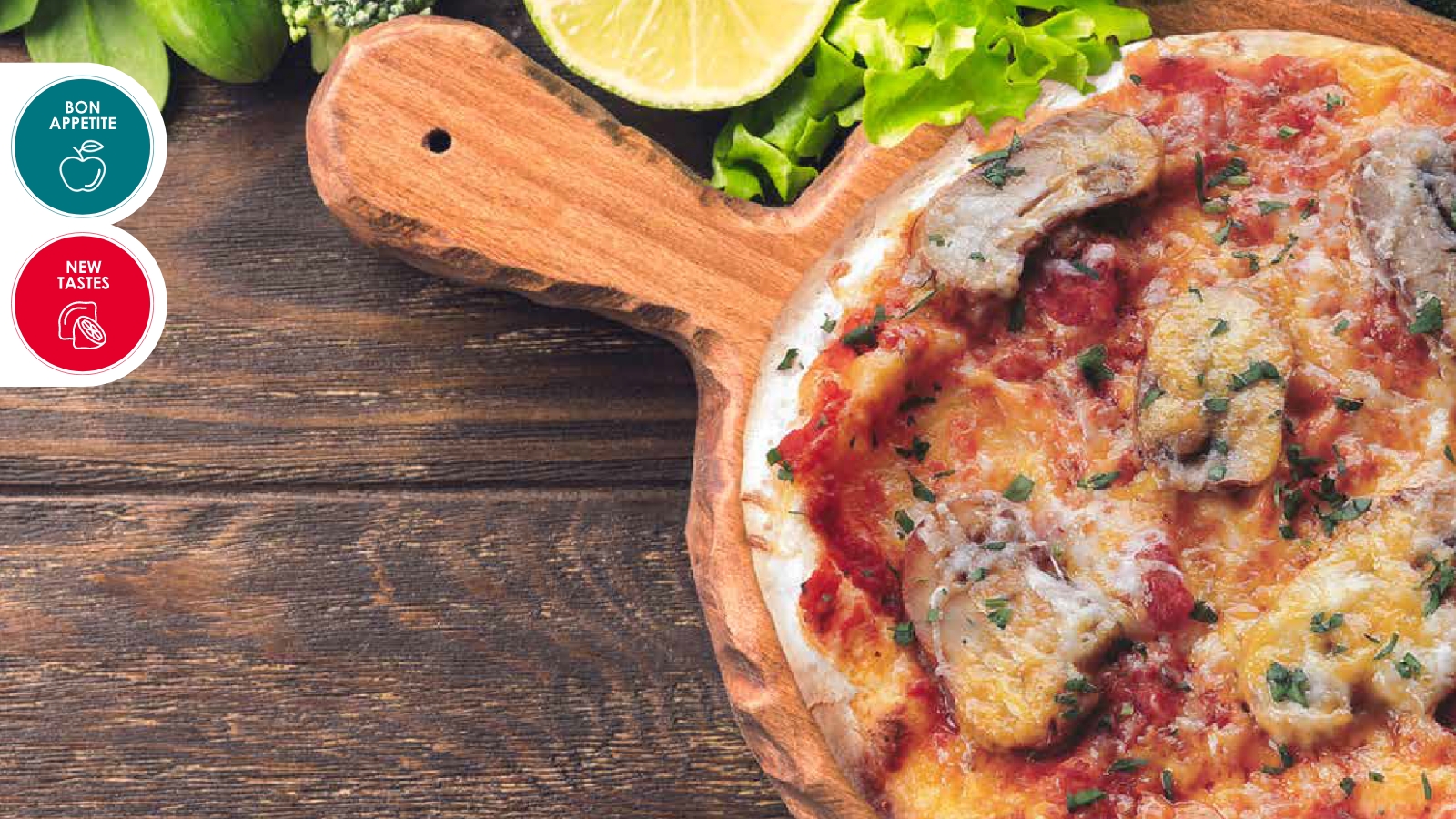 Mushroom Tortilla Pizza